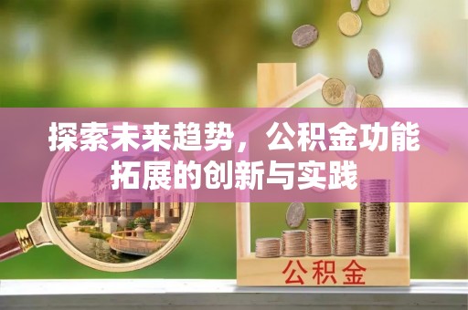 新和探索未来趋势，公积金功能拓展的创新与实践