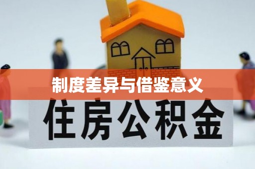 新和制度差异与借鉴意义
