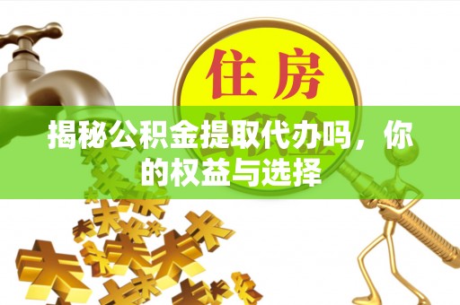 新和揭秘公积金提取代办吗，你的权益与选择