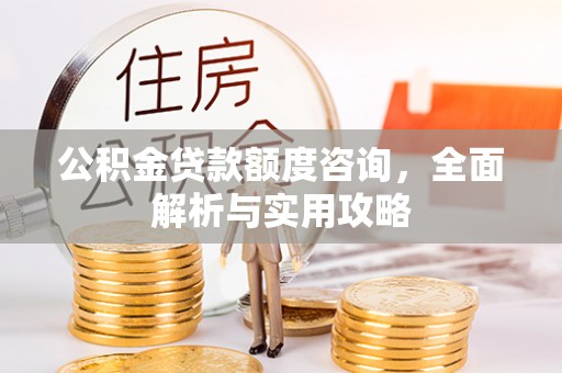 新和公积金贷款额度咨询，全面解析与实用攻略