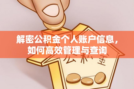 新和解密公积金个人账户信息，如何高效管理与查询