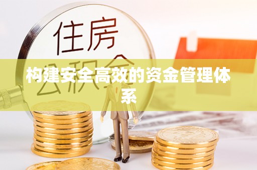 新和构建安全高效的资金管理体系