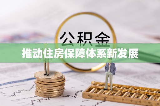 新和推动住房保障体系新发展