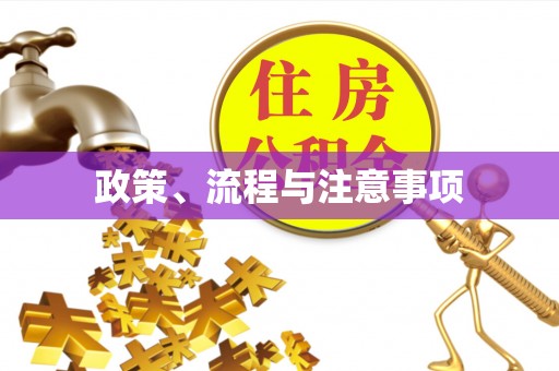 新和政策、流程与注意事项